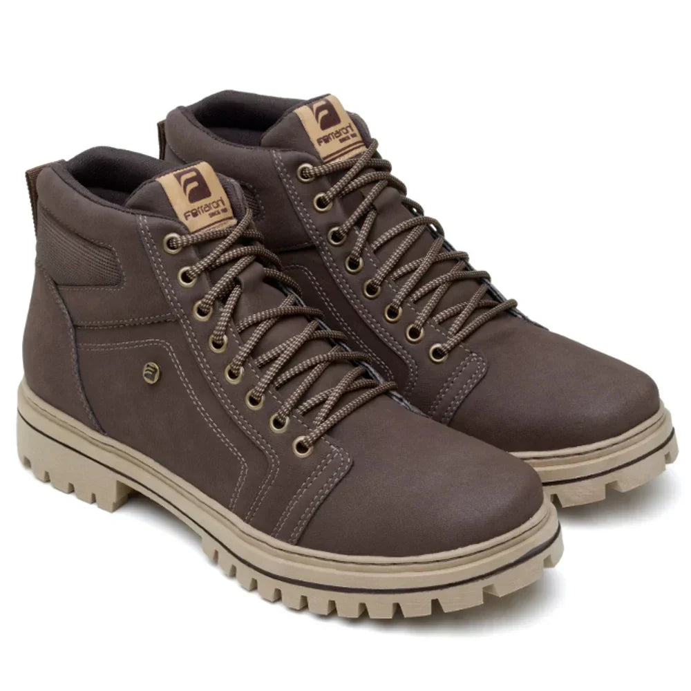 Bota Masculina Leve e Confortável - (Promoção de Inverno 2026)