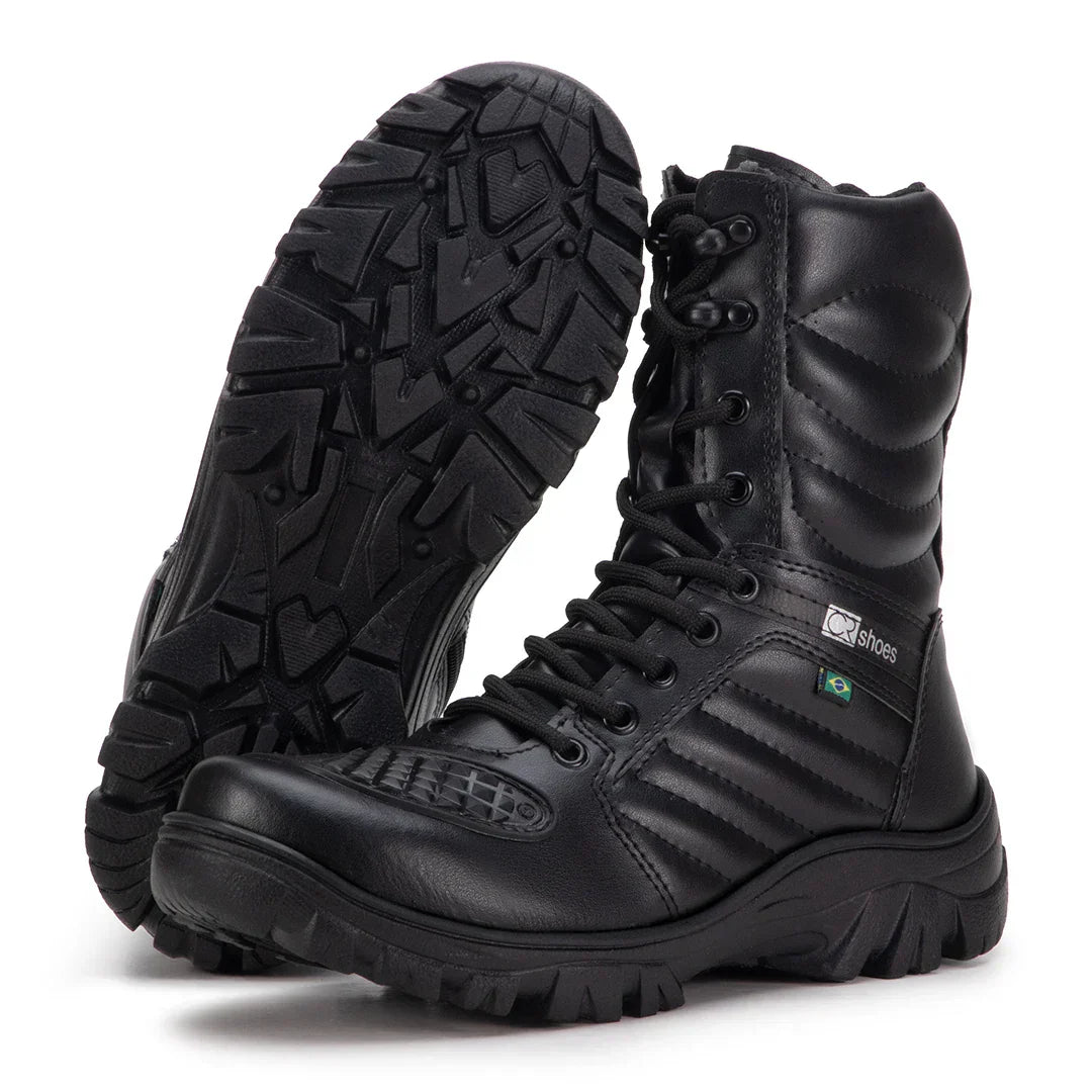 Bota Masculina Militar com Palmilha em Gel - (Promoção de Inverno 2026)