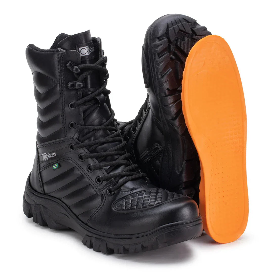 Bota Masculina Militar com Palmilha em Gel - (Promoção de Inverno 2026)