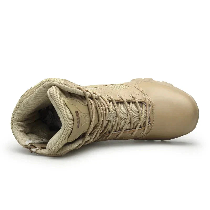 Bota Masculina Tática de Cano Curto para Trilhas Impermeável Resistente ao Desgaste – (Promoção de Inverno 2026)