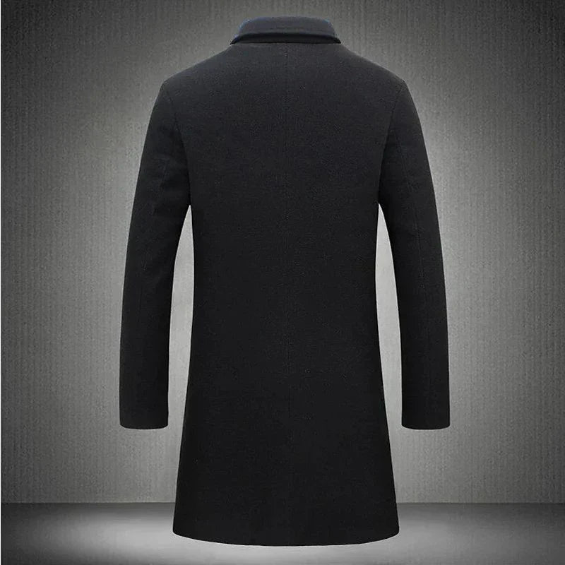 Jaqueta Longa Masculina de Inverno Lã Premium - (Promoção de Inverno 2026)