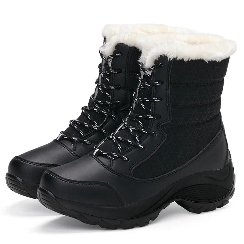 Bota Feminina com Plataforma Impermeável Antiderrapante - (Promoção de Inverno 2026)