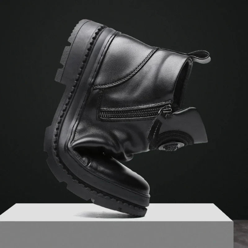 Bota Masculina Cano Alto com Zíper Lateral - (Promoção de Inverno 2026)