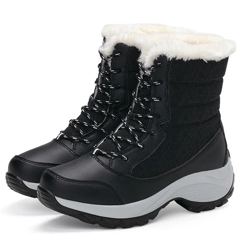 Bota Feminina com Plataforma Impermeável Antiderrapante - (Promoção de Inverno 2026)
