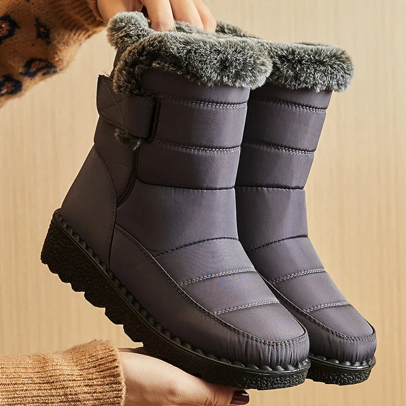 Bota Feminina Para Inverno Impermeável Salto Baixo (Promoção de Inverno 2026)