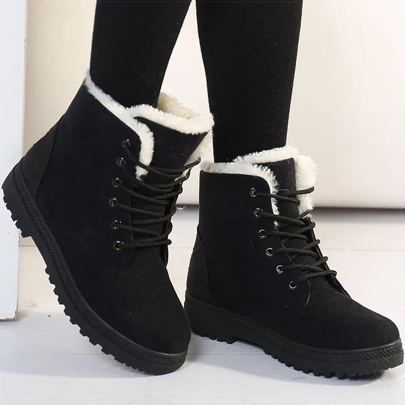 Bota Feminina Para Inverno Salto Baixo Cano Curto - (Promoção de Inverno 2026)