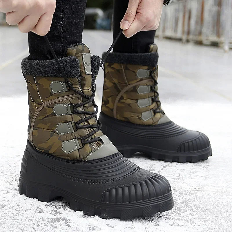 Bota Masculina Camuflada Impermeável (Promoção de Inverno 2026)