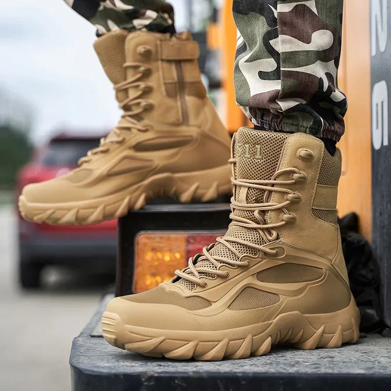 Bota Tática Masculina Leve Antiderrapante - (Promoção de Inverno 2026)