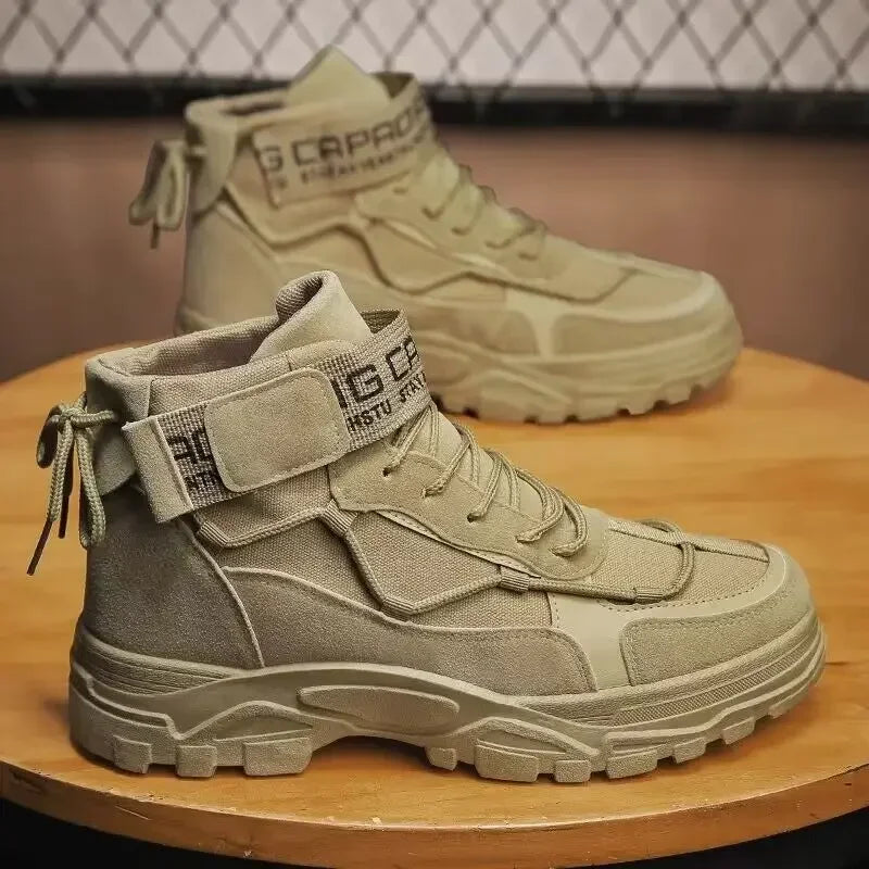 Bota Masculina Estilo Britânico Antiderrapante Confortável (Promoção de Inverno 2026)