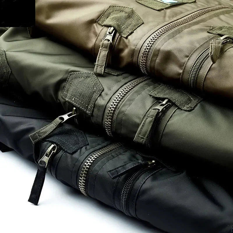 Jaqueta Masculina Bomber Estilo Retrô Oversized Design Curto – (Promoção de Inverno 2026)