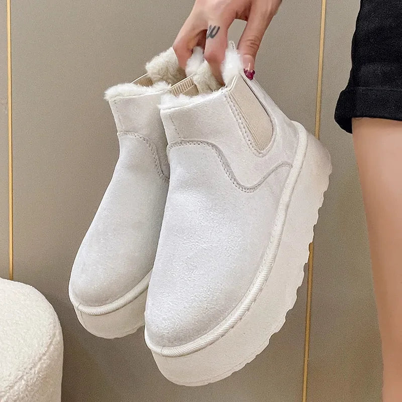 Bota Feminina Para Inverno Impermeável Antiderrapante com Forro (Promoção de Inverno 2026)