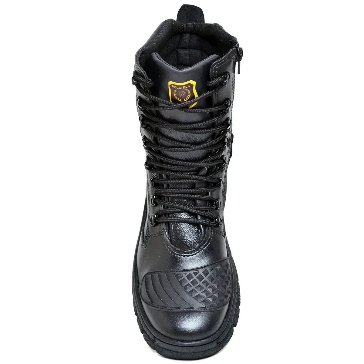 Bota Masculina Militar Monocromática com Zíper e Cadarço - (Promoção de Inverno 2026)