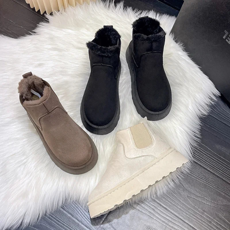 Bota Feminina Para Inverno Impermeável Antiderrapante com Forro (Promoção de Inverno 2026)