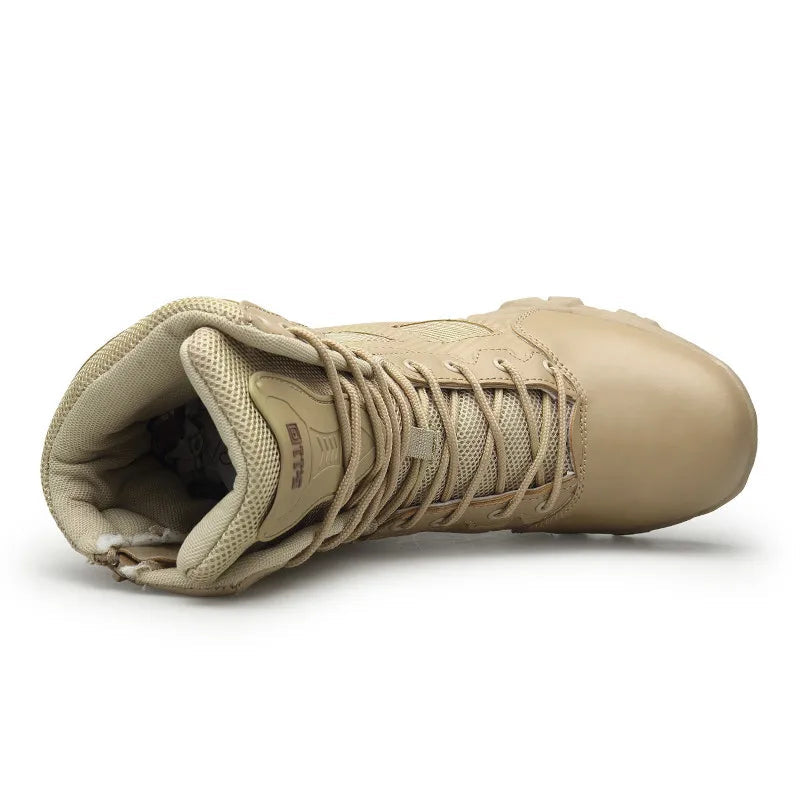 Bota Masculina Tática de Cano Curto para Trilhas Impermeável Resistente ao Desgaste – (Promoção de Inverno 2026)