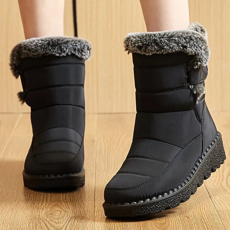 Bota Feminina Para Inverno Impermeável Salto Baixo (Promoção de Inverno 2026)