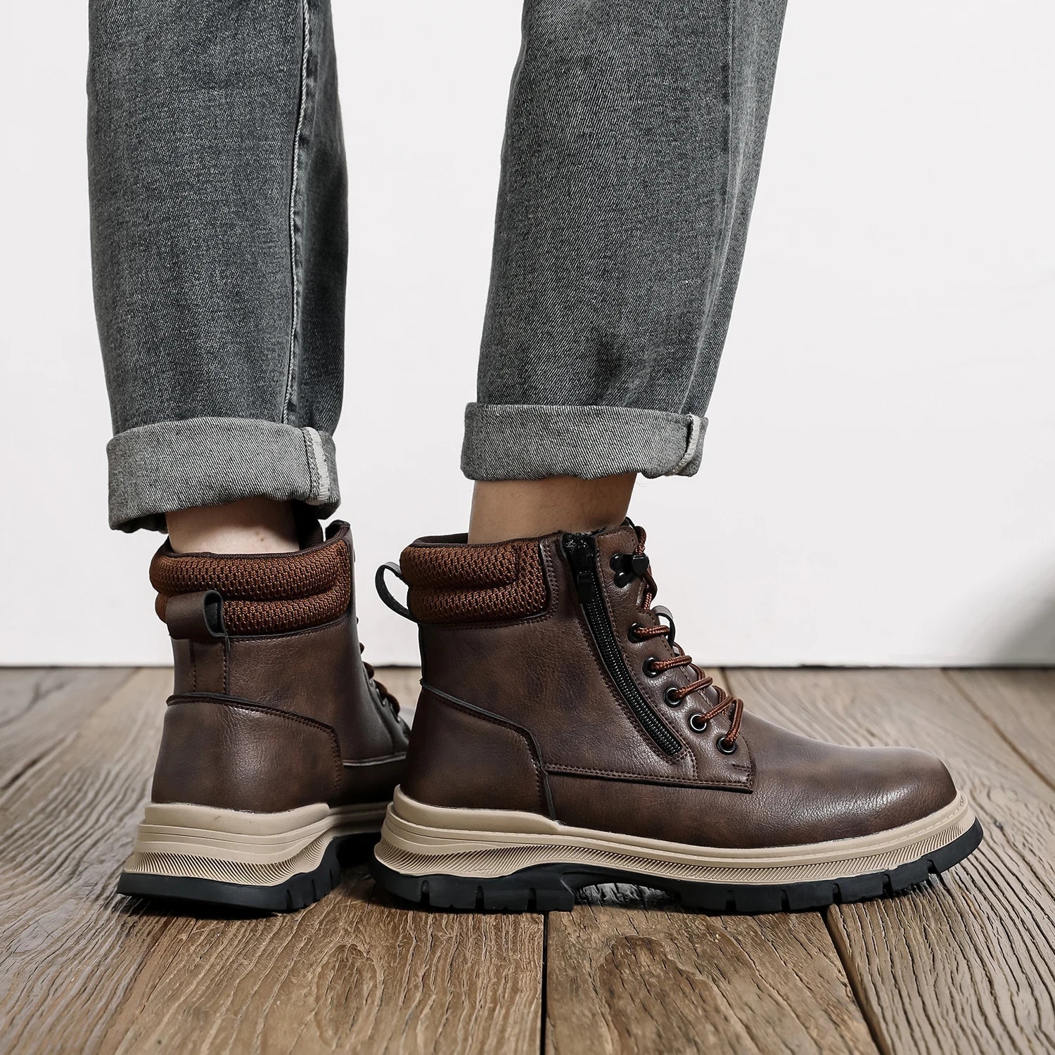 Bota Masculina Para Inverno Solado Antiderrapante - (Promoção de Inverno 2026)