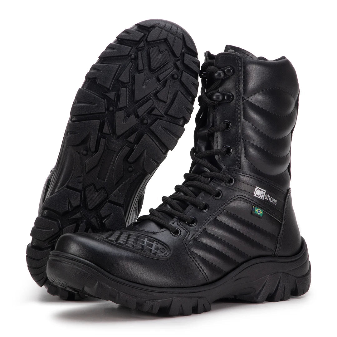 Bota Masculina Militar com Palmilha em Gel - (Promoção de Inverno 2026)