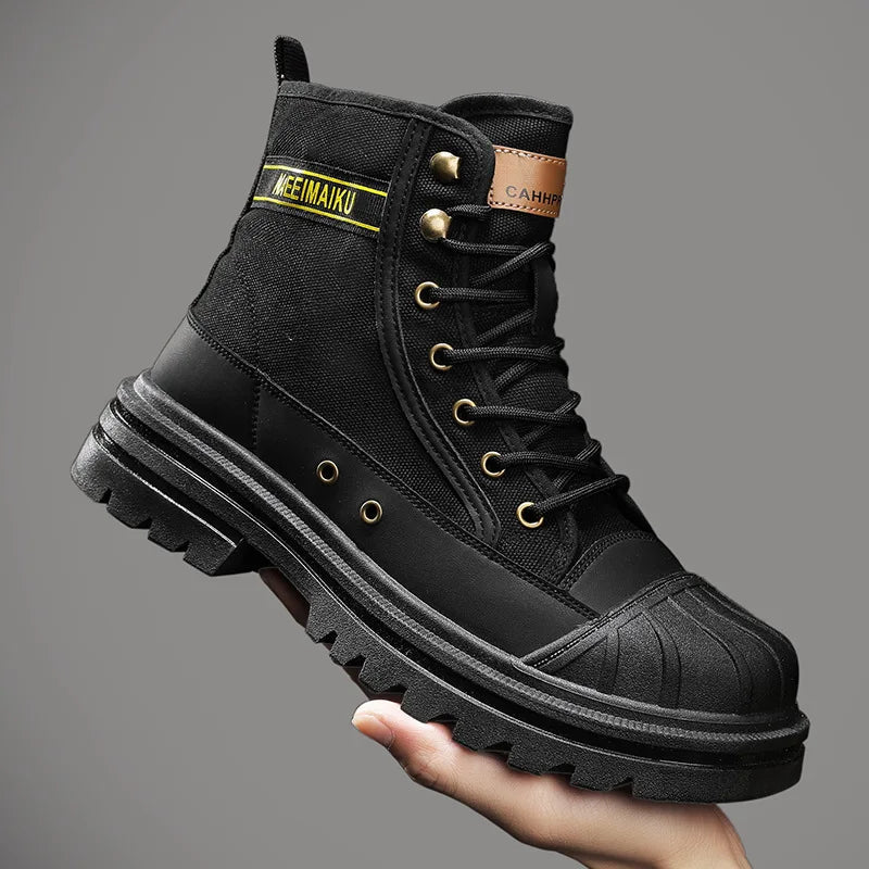 Bota Masculina Para Inverno Cano Alto (Promoção de Inverno 2026)