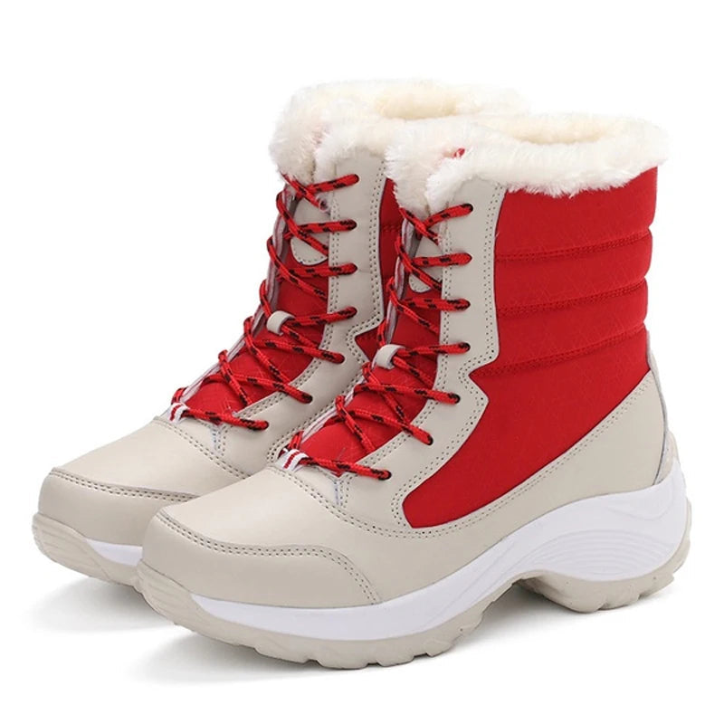 Bota Feminina com Plataforma Impermeável Antiderrapante - (Promoção de Inverno 2026)
