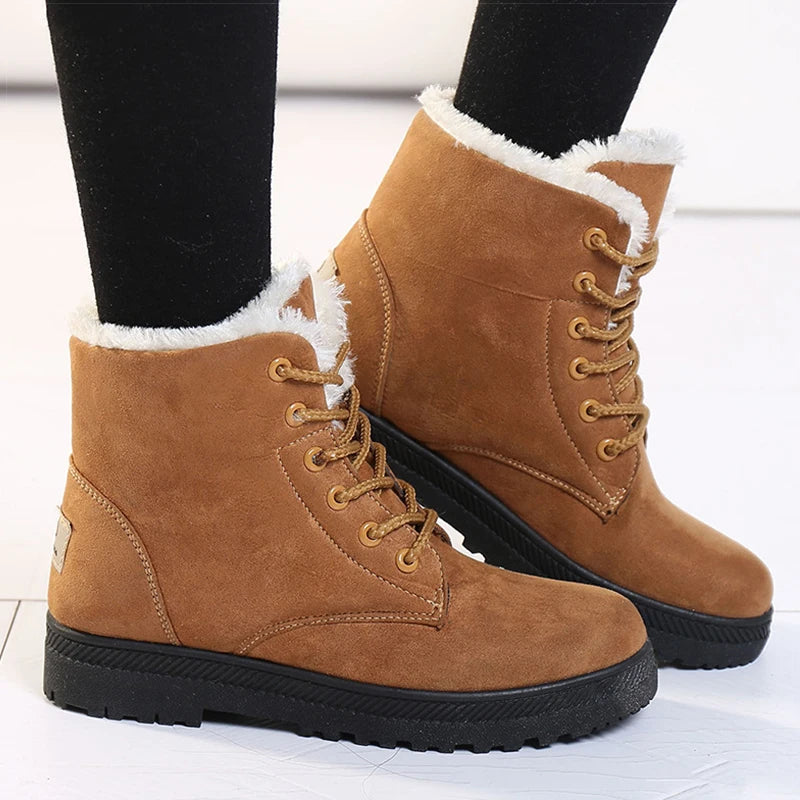 Bota Feminina Para Inverno Salto Baixo Cano Curto - (Promoção de Inverno 2026)