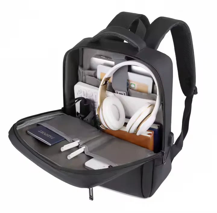 Mochila Executiva Masculina - Impermeável e Expansível