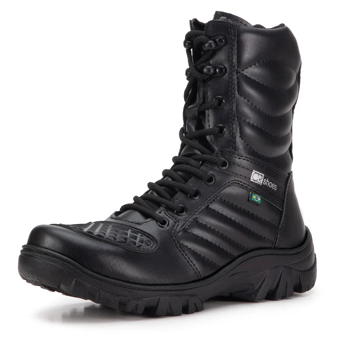 Bota Masculina Militar com Palmilha em Gel - (Promoção de Inverno 2026)
