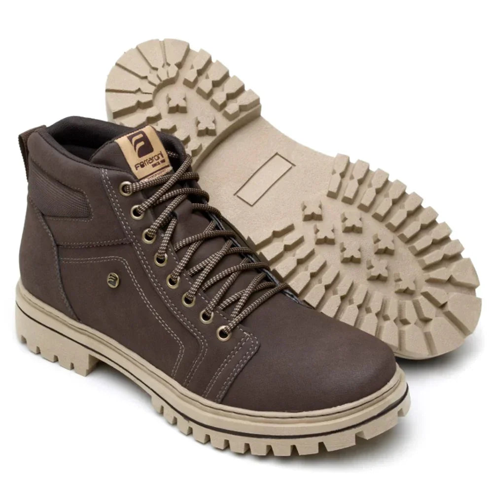 Bota Masculina Leve e Confortável - (Promoção de Inverno 2026)