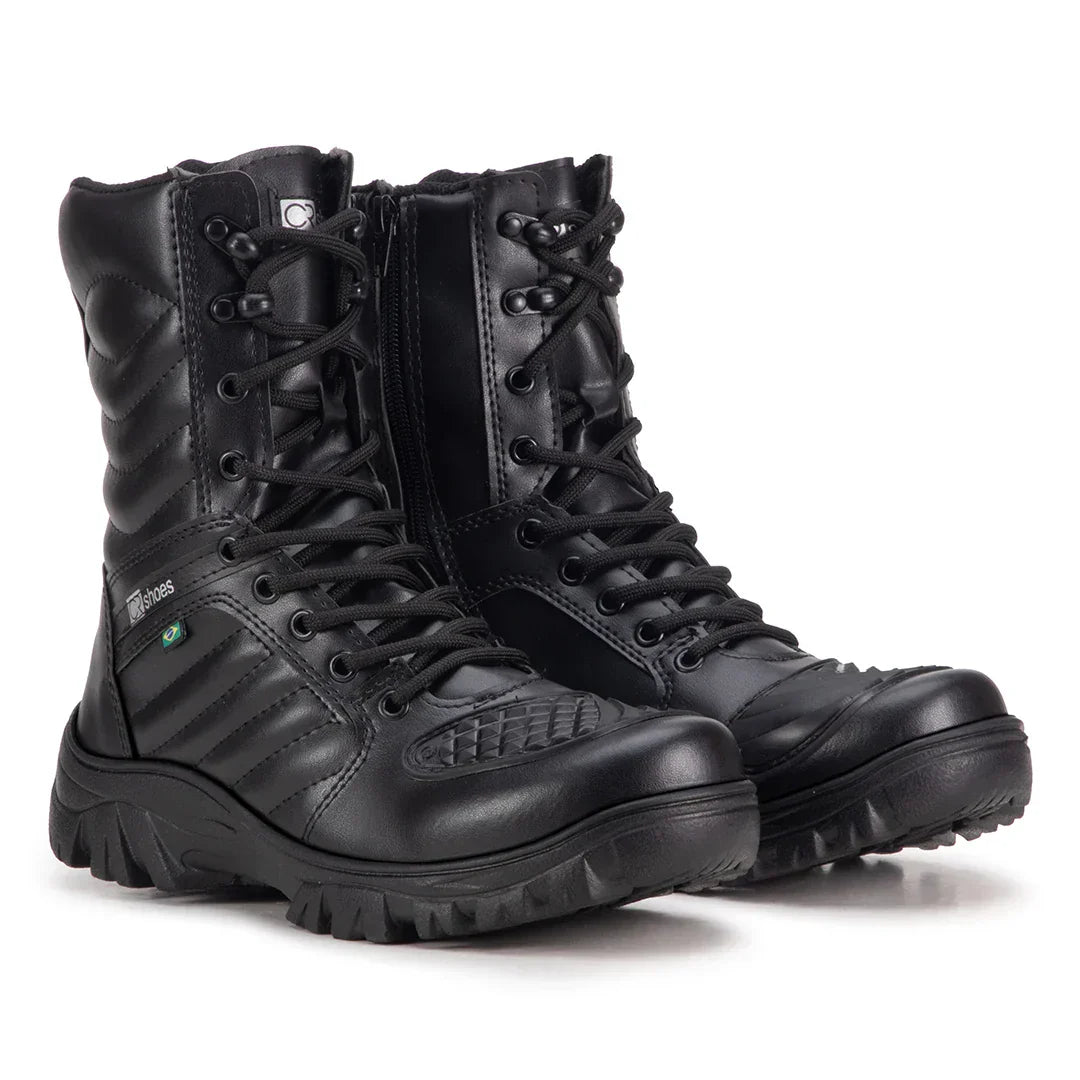 Bota Masculina Militar com Palmilha em Gel - (Promoção de Inverno 2026)