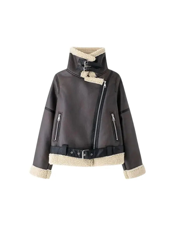 Jaqueta Feminina Para Inverno Estilo Elegante com Detalhe em Cinto - (Promoção de Inverno 2026)