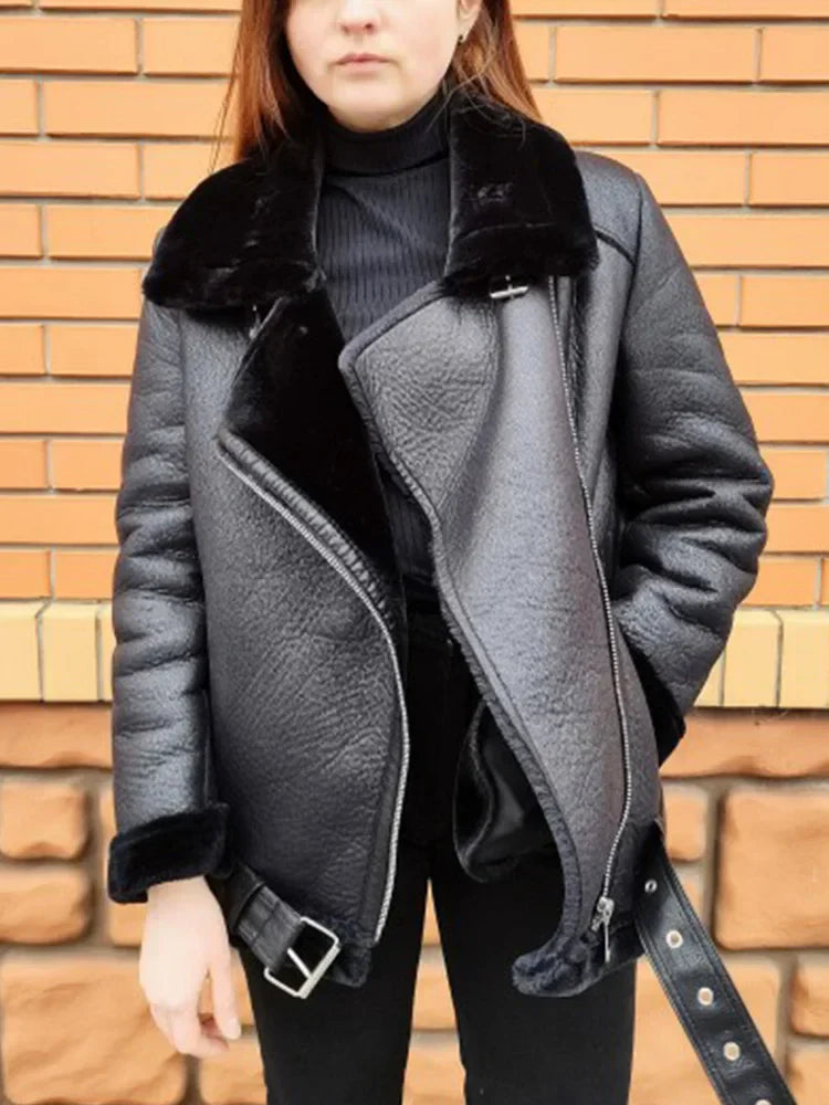 Casaco Feminino Acolchoado Faux com Gola - (Promoção de Inverno 2026)