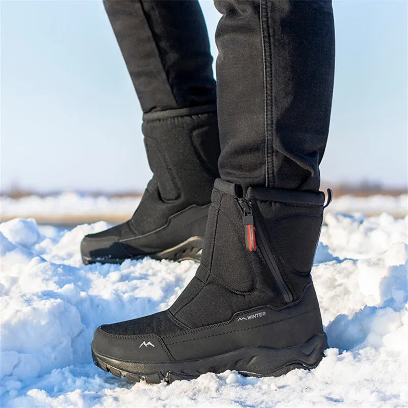 Bota Masculina Para Inverno com Forro Cano Alto (Promoção de Inverno 2026)