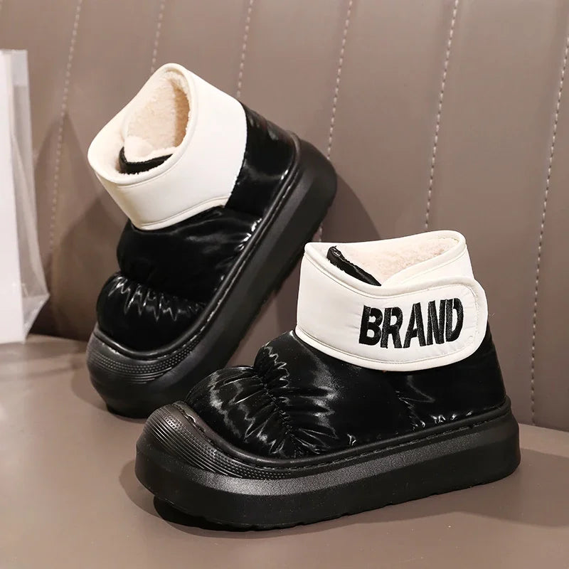 Bota Feminina Para Inverno Impermeável Cano Curto com Forro de Algodão (Promoção de Inverno 2026)