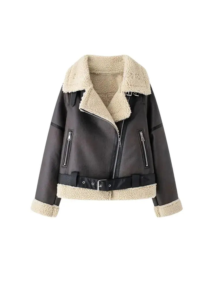 Jaqueta Feminina Para Inverno Estilo Elegante com Detalhe em Cinto - (Promoção de Inverno 2026)