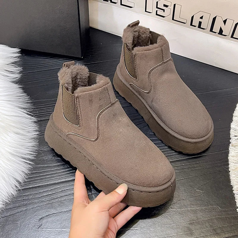 Bota Feminina Para Inverno Impermeável Antiderrapante com Forro (Promoção de Inverno 2026)