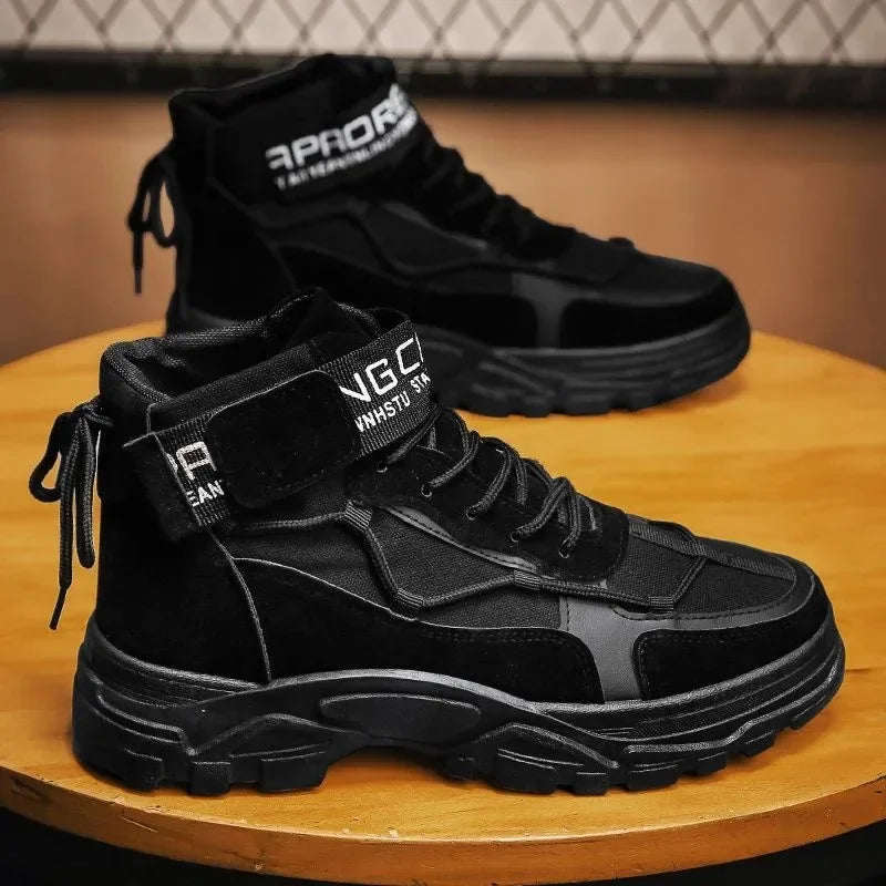 Bota Masculina Estilo Britânico Antiderrapante Confortável (Promoção de Inverno 2026)