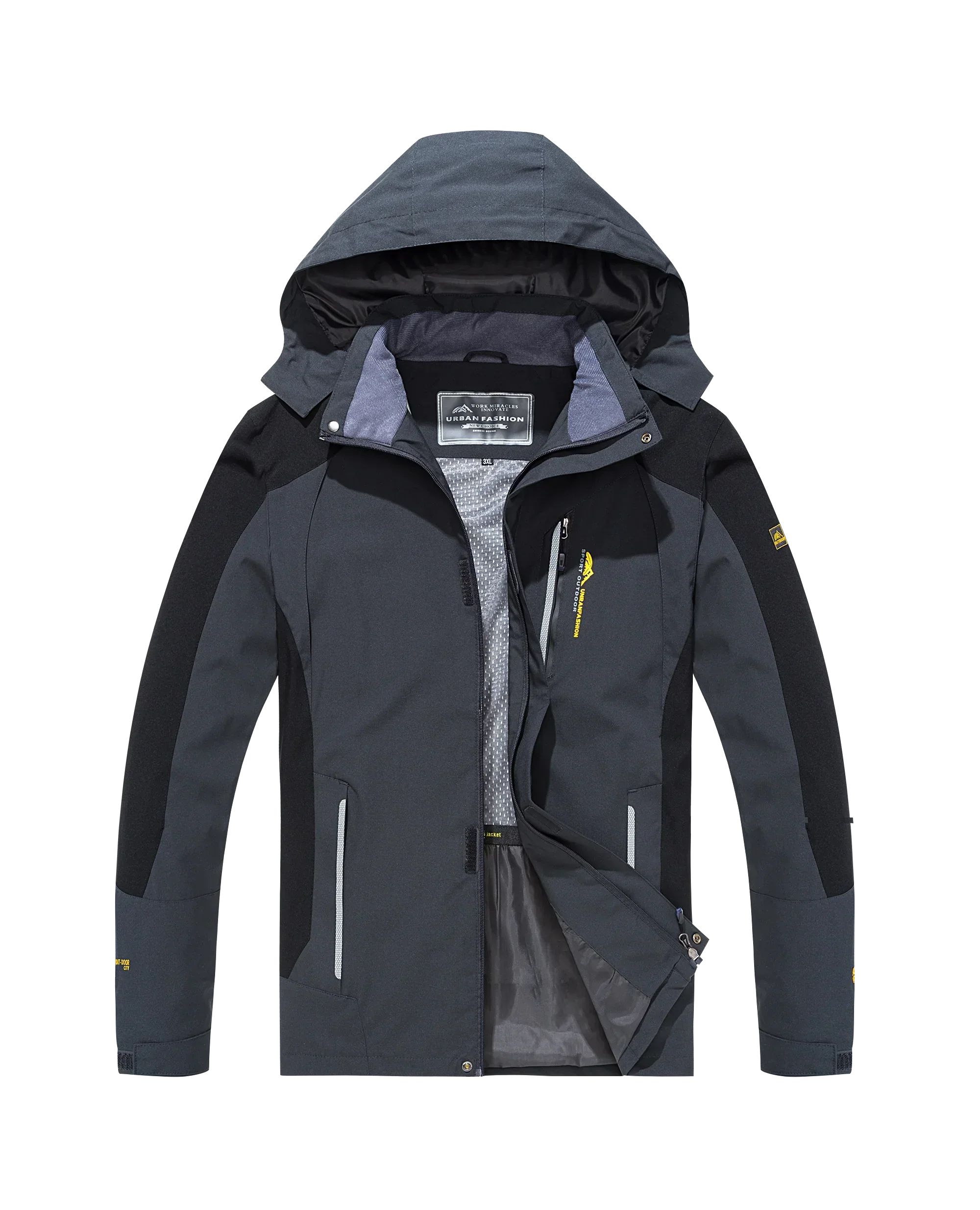 Jaqueta Masculina Impermeável para Trilha e Pesca com Proteção Contra Vento - (Promoção de Inverno 2025)