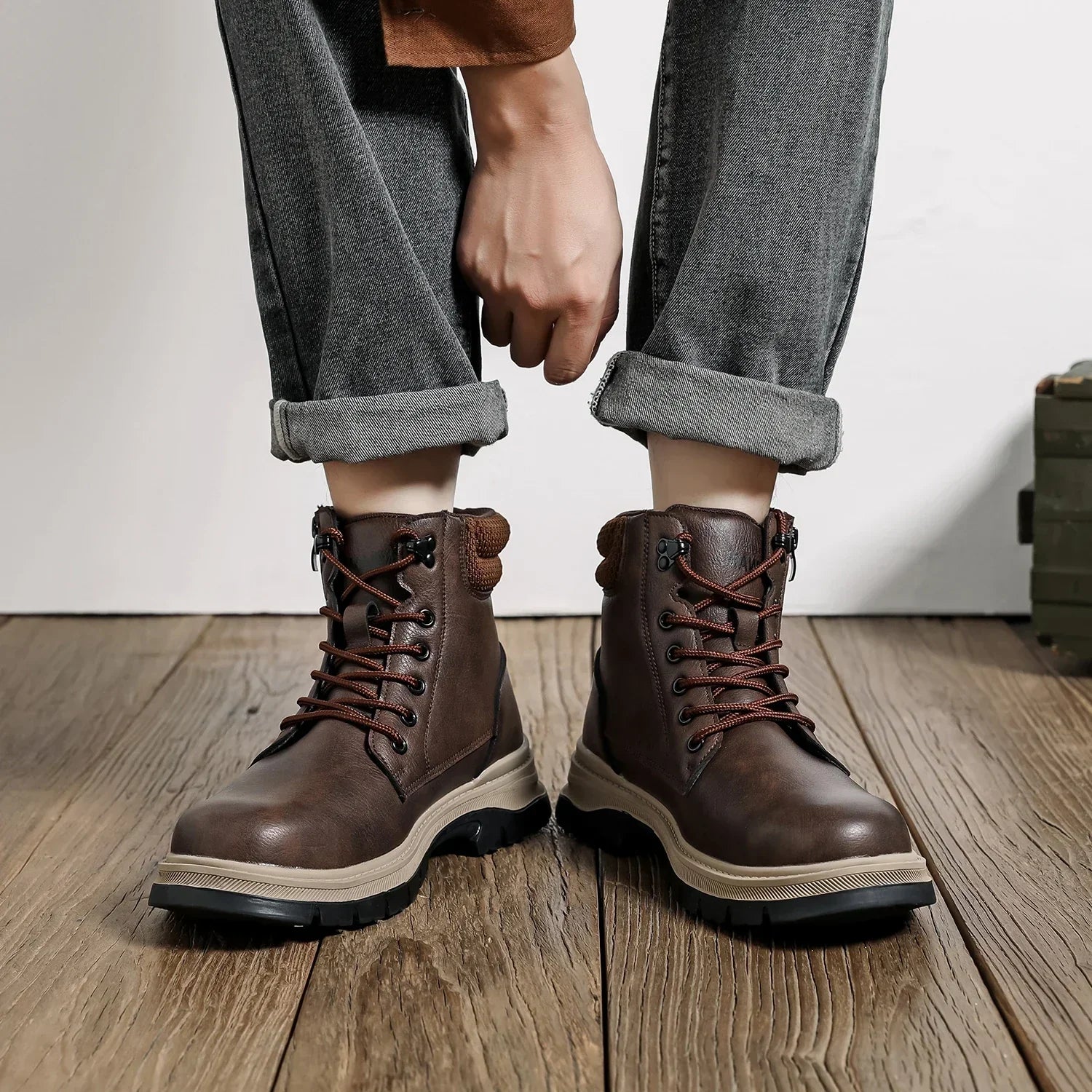 Bota Masculina Para Inverno Solado Antiderrapante - (Promoção de Inverno 2026)