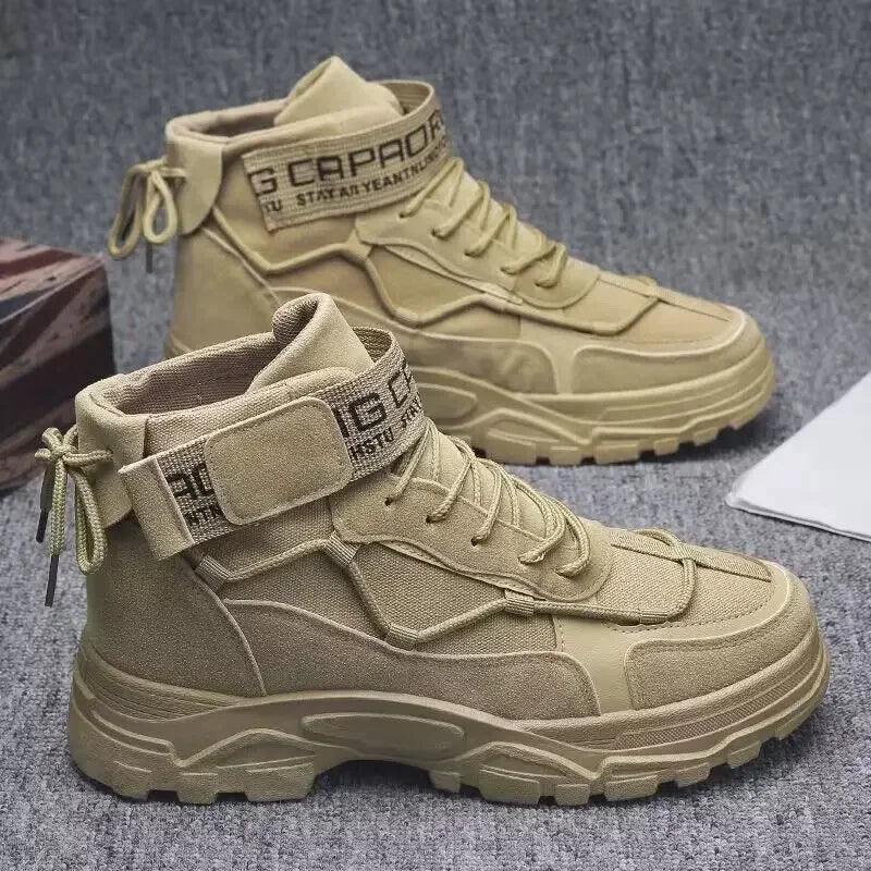 Bota Masculina Estilo Britânico Antiderrapante Confortável (Promoção de Inverno 2026)
