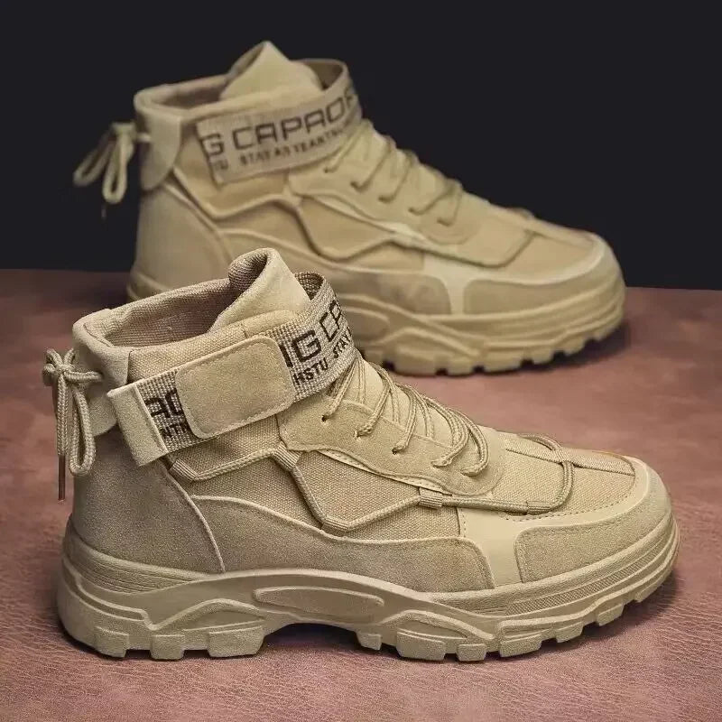 Bota Masculina Estilo Britânico Antiderrapante Confortável (Promoção de Inverno 2026)