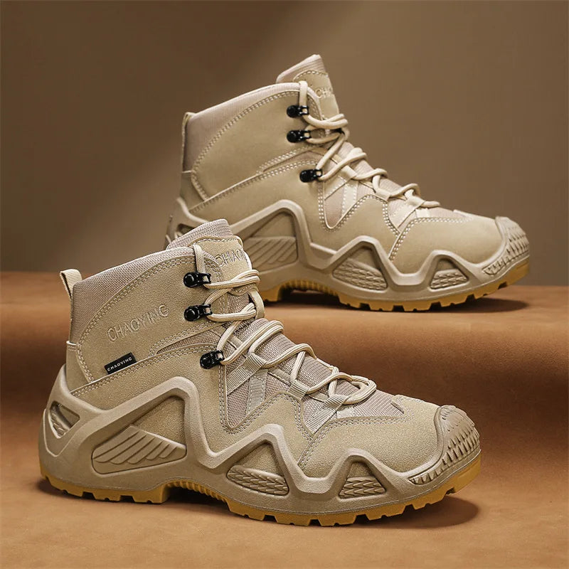Bota Masculina Para Inverno Estilo Militar Impermeável (Promoção de Inverno 2026)