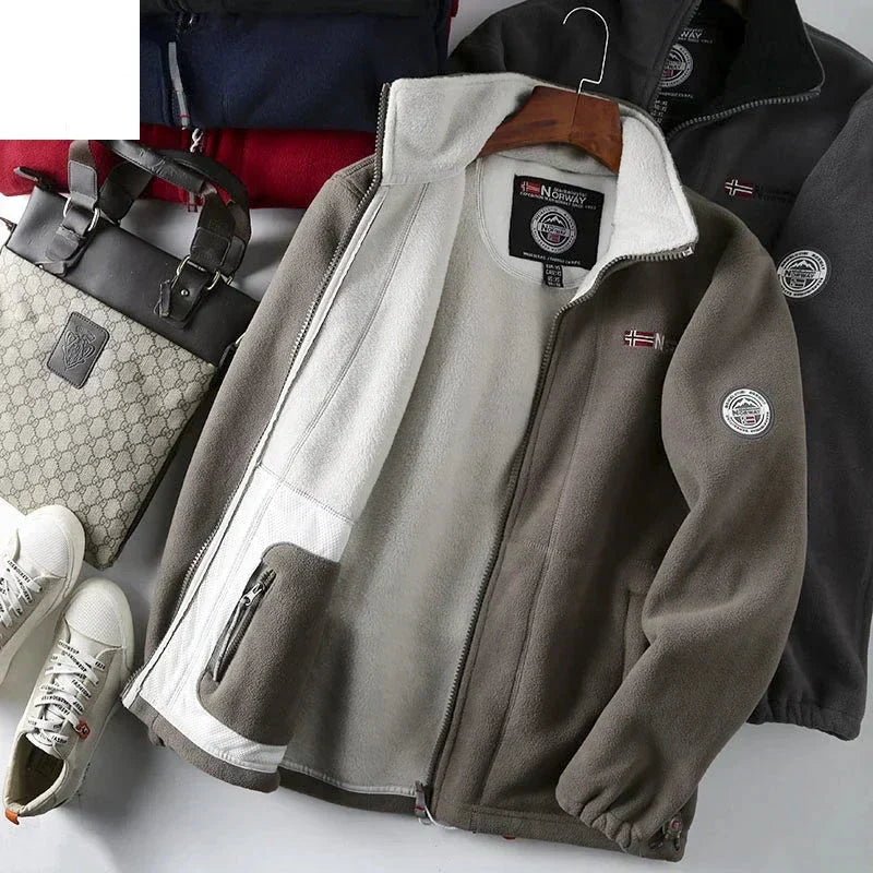 Casaco Masculino de Inverno Parka de Lã Premium - (Promoção de Inverno 2026)