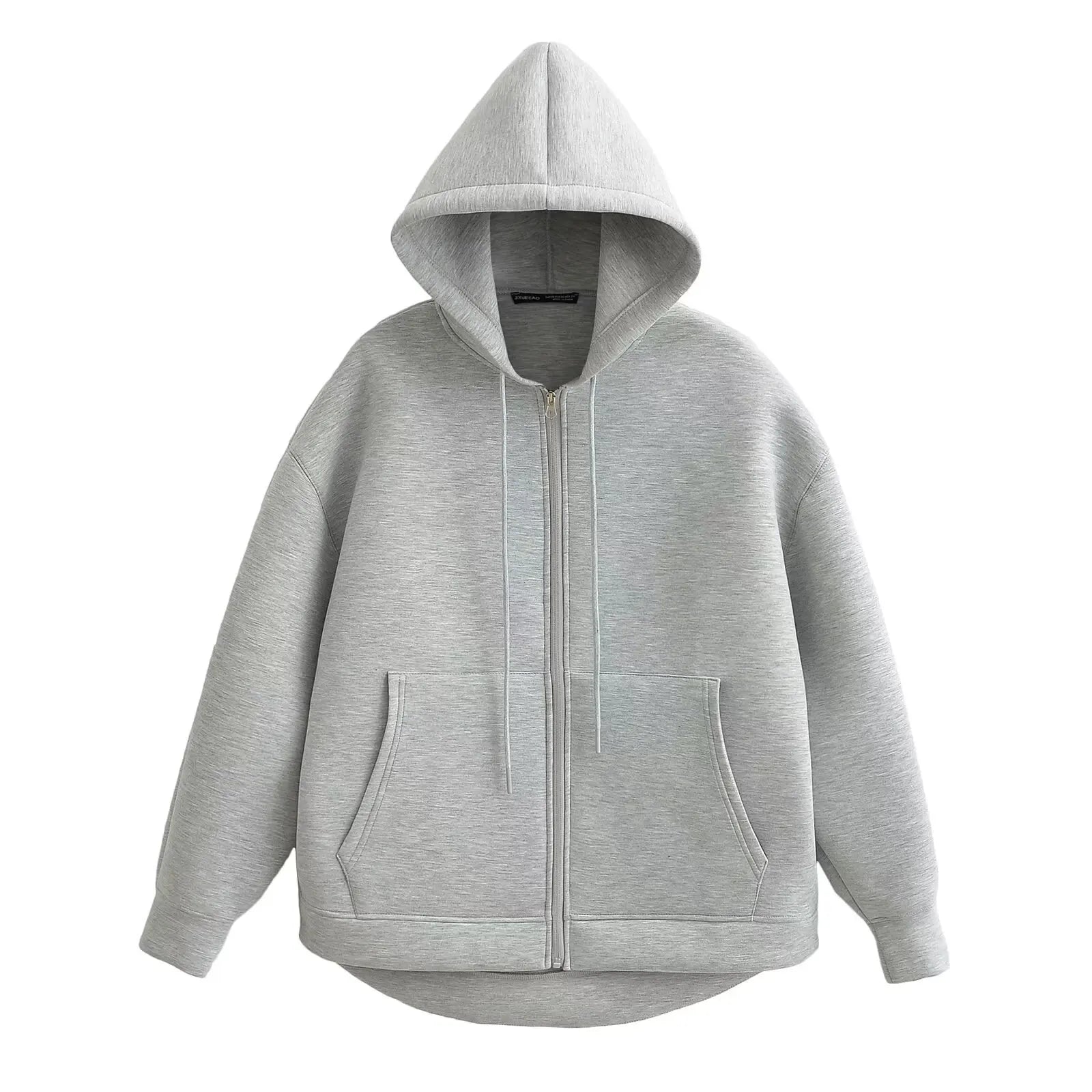 Casaco Feminino com Capuz e Bolsos Oversized - (Promoção de Inverno 2026)