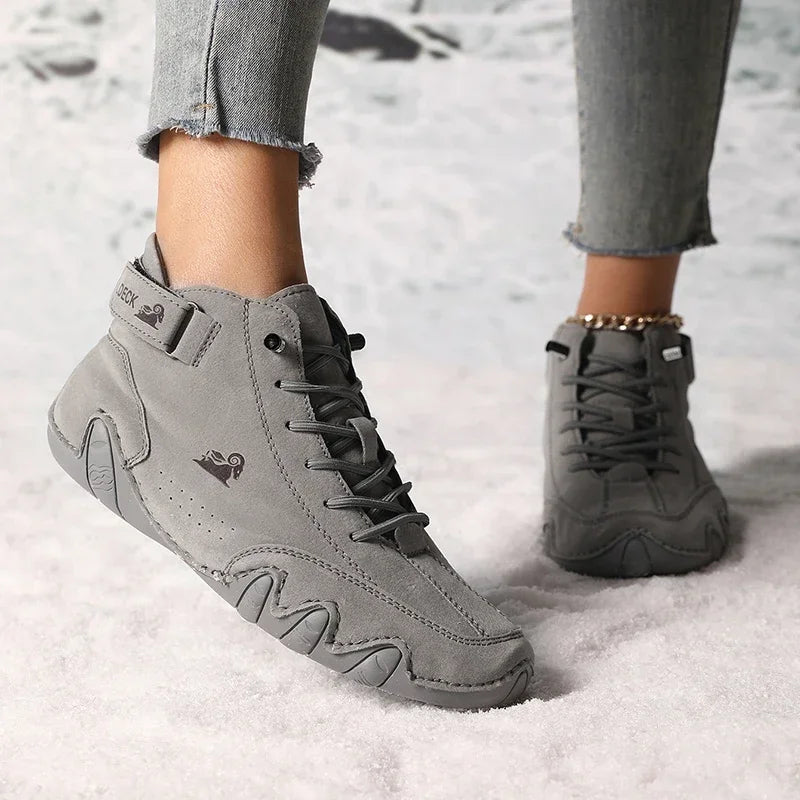 Bota Feminina Retrô Design Trendy Antiderrapante - (Promoção de Inverno 2026)
