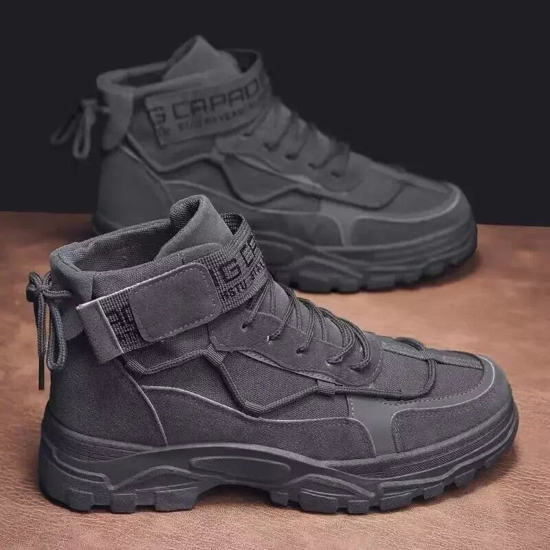 Bota Masculina Estilo Britânico Antiderrapante Confortável (Promoção de Inverno 2026)