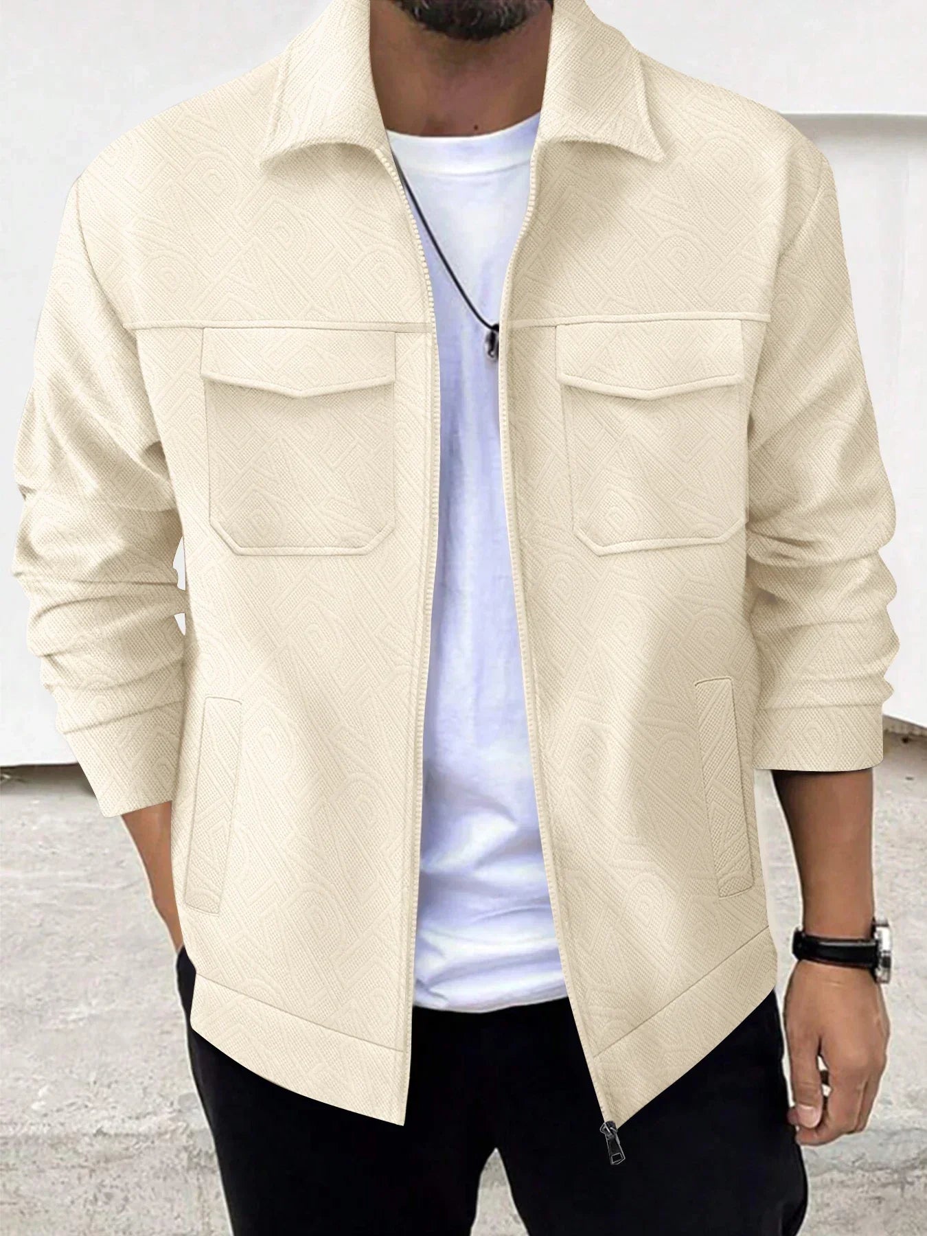Casaco Masculino Para Inverno Gola Lapel - (Promoção de Inverno 2026)