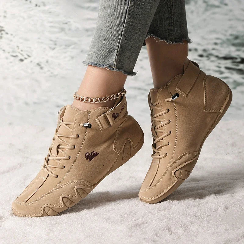 Bota Feminina Retrô Design Trendy Antiderrapante - (Promoção de Inverno 2026)