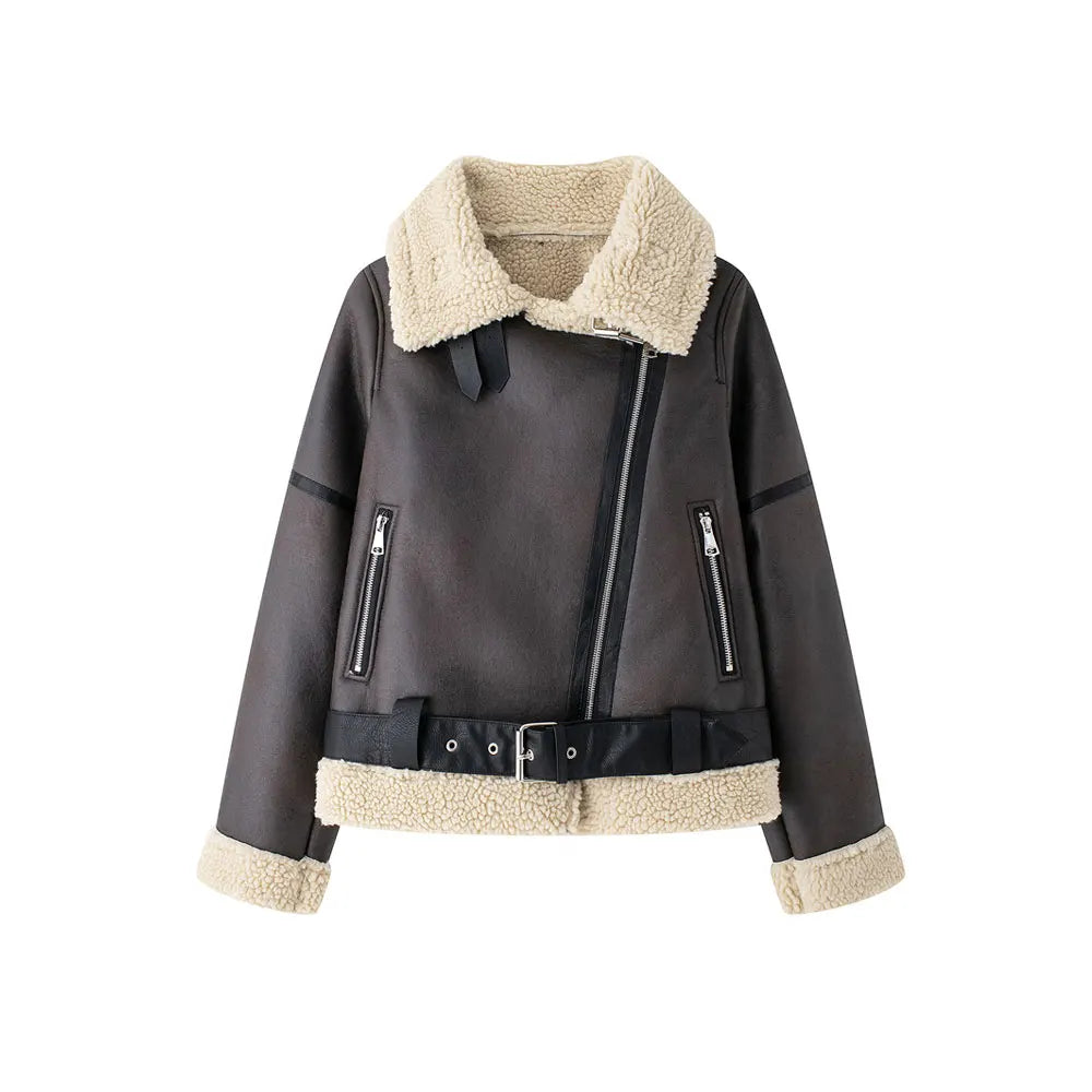 Jaqueta Feminina Para Inverno Estilo Elegante com Detalhe em Cinto - (Promoção de Inverno 2026)