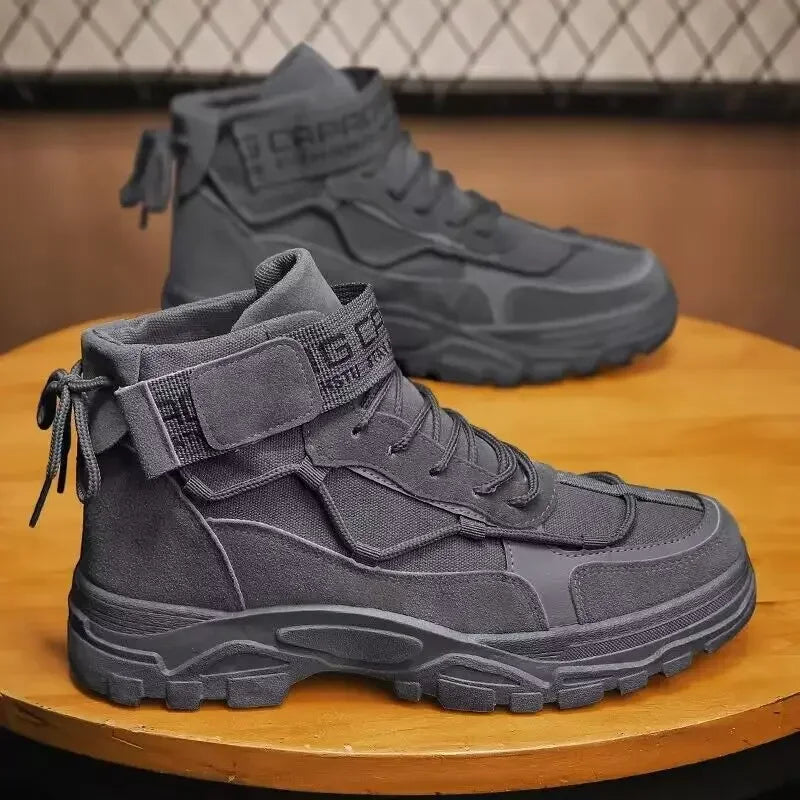 Bota Masculina Estilo Britânico Antiderrapante Confortável (Promoção de Inverno 2026)