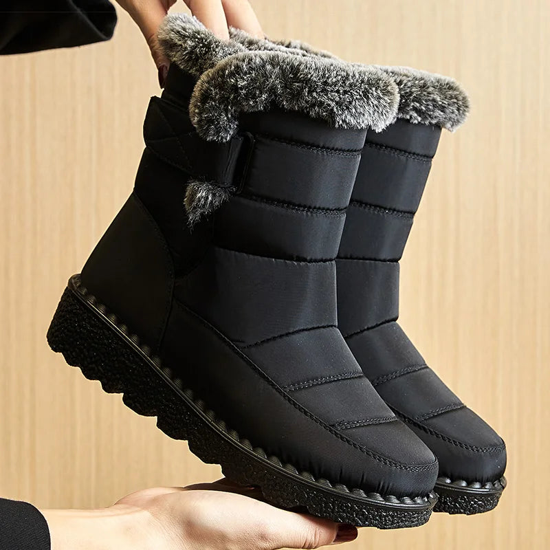 Bota Feminina Para Inverno Impermeável Salto Baixo (Promoção de Inverno 2026)
