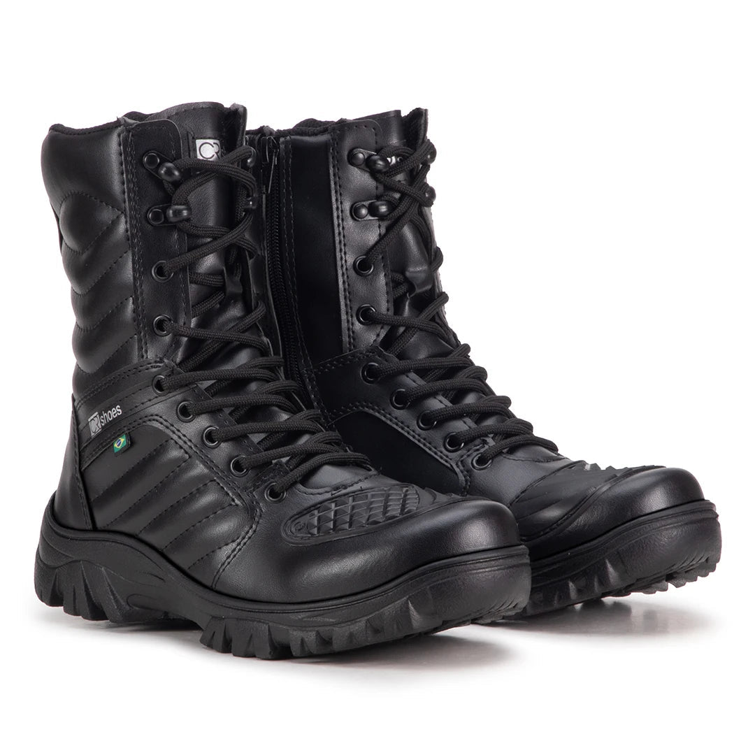Bota Masculina Militar com Palmilha em Gel - (Promoção de Inverno 2026)
